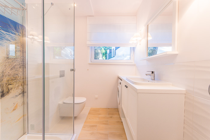 Dwie łazienki nad morzem